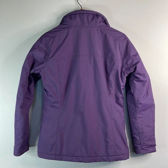 COLUMBIA OmniShield Fitted Ski Jacket Purple Fleece Lined Lightweight Pockets M - Picture 7 of 11